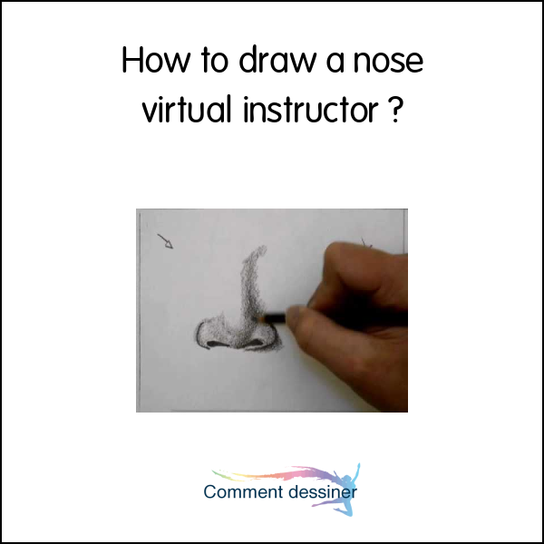 How to draw a nose virtual instructor